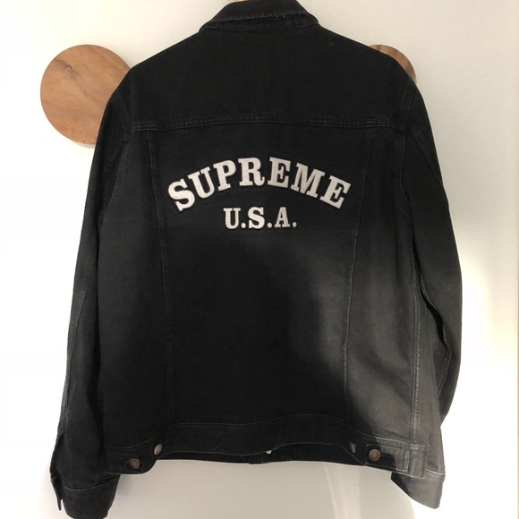 supreme trucker jacket